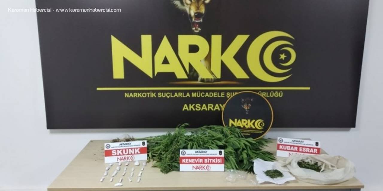 Aksaray’da Uyuşturucu Operasyonu: 1 Tutuklama