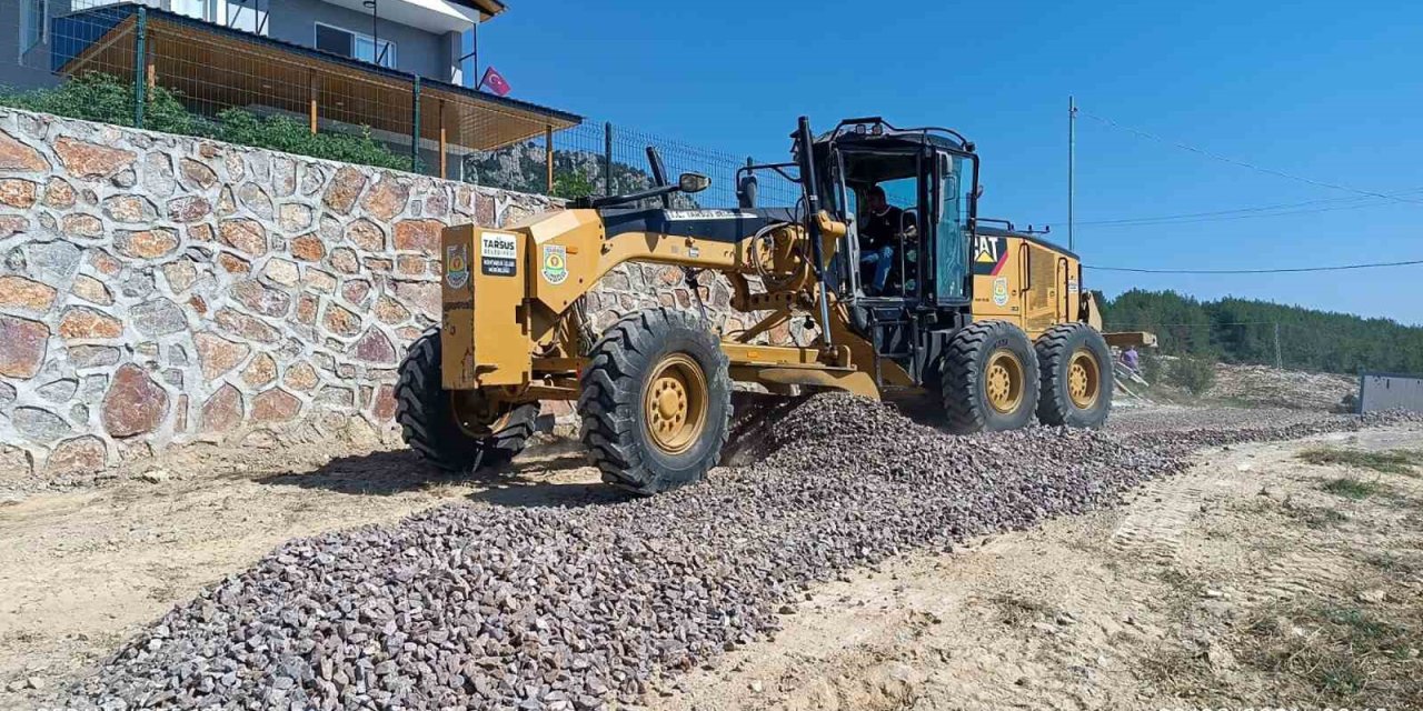 Tarsus Belediyesi Kırsal Mahallerdeki Yolları Yeniliyor