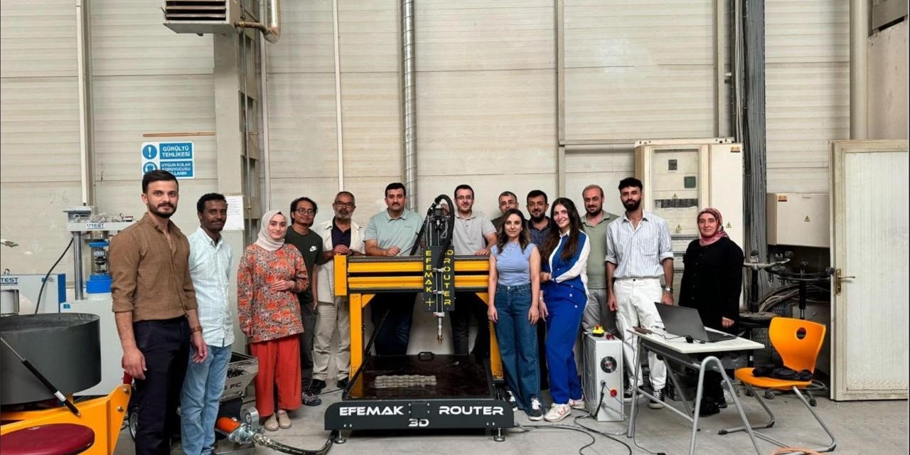Erü, 3d Beton Yazıcı İle Üretilebilen Çevre Dostu Yapı Malzemeleri Geliştirecek