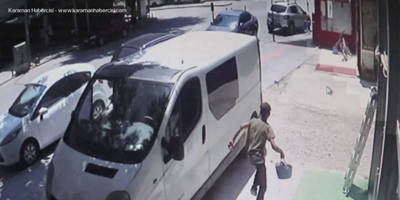 Karaman'da 15 Yaşındaki Çocuğun Hırsızlığı Kameralara Yansıdı