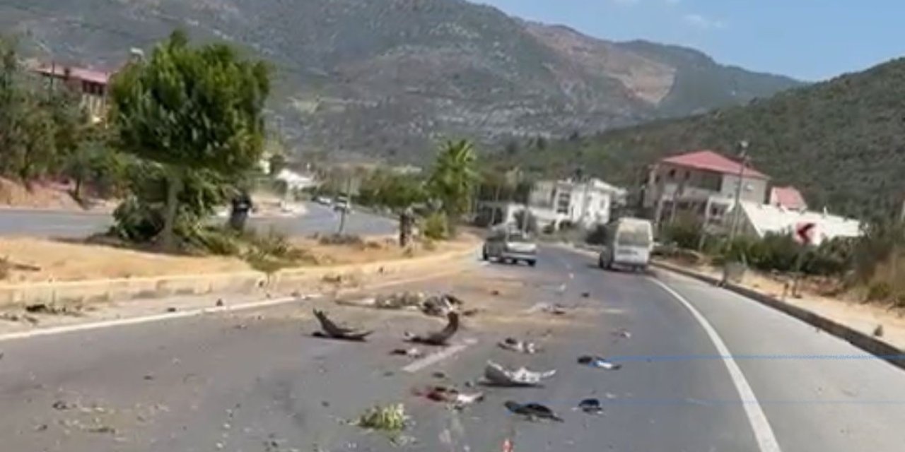 Kontrolden Çıkan Otomobil Ağaçları Devirip Karşı Şeride Geçti: 4 Kişi Yaralandı