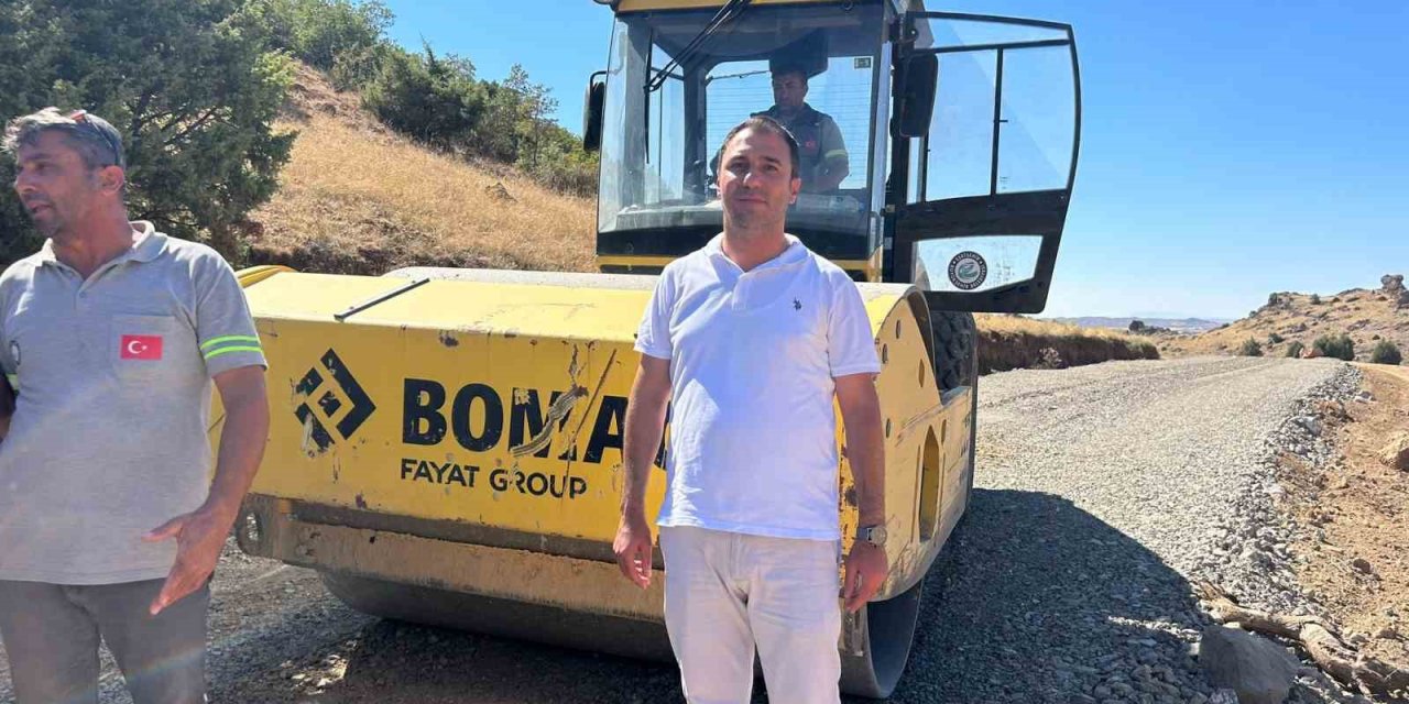 Beylikova’da Termal Havuzları Ve Mesire Alanı Bağlantı Yolunun Yapımı Gerçekleştiriliyor