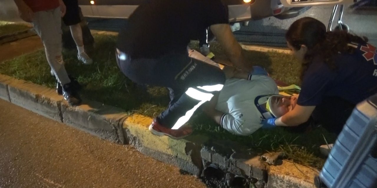 Aynı İstikamette Motosikletler Çarpıştı: 2 Yaralı