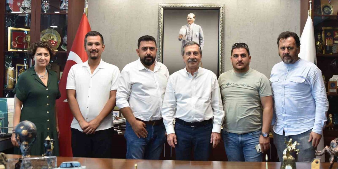 Genç Çiftçilerden Başkan Ataç’a Ziyaret