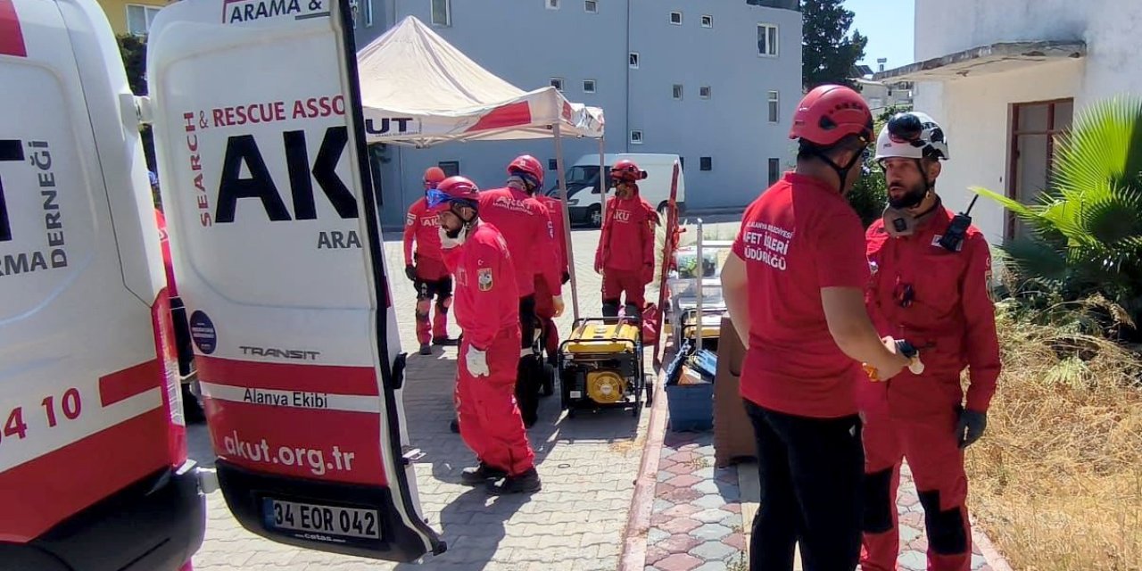Alanya Belediyesi Afad Tatbikatına Katıldı