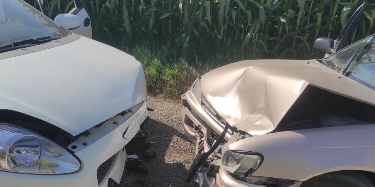 Konya’da İki Otomobil Çarpıştı: 5 Yaralı