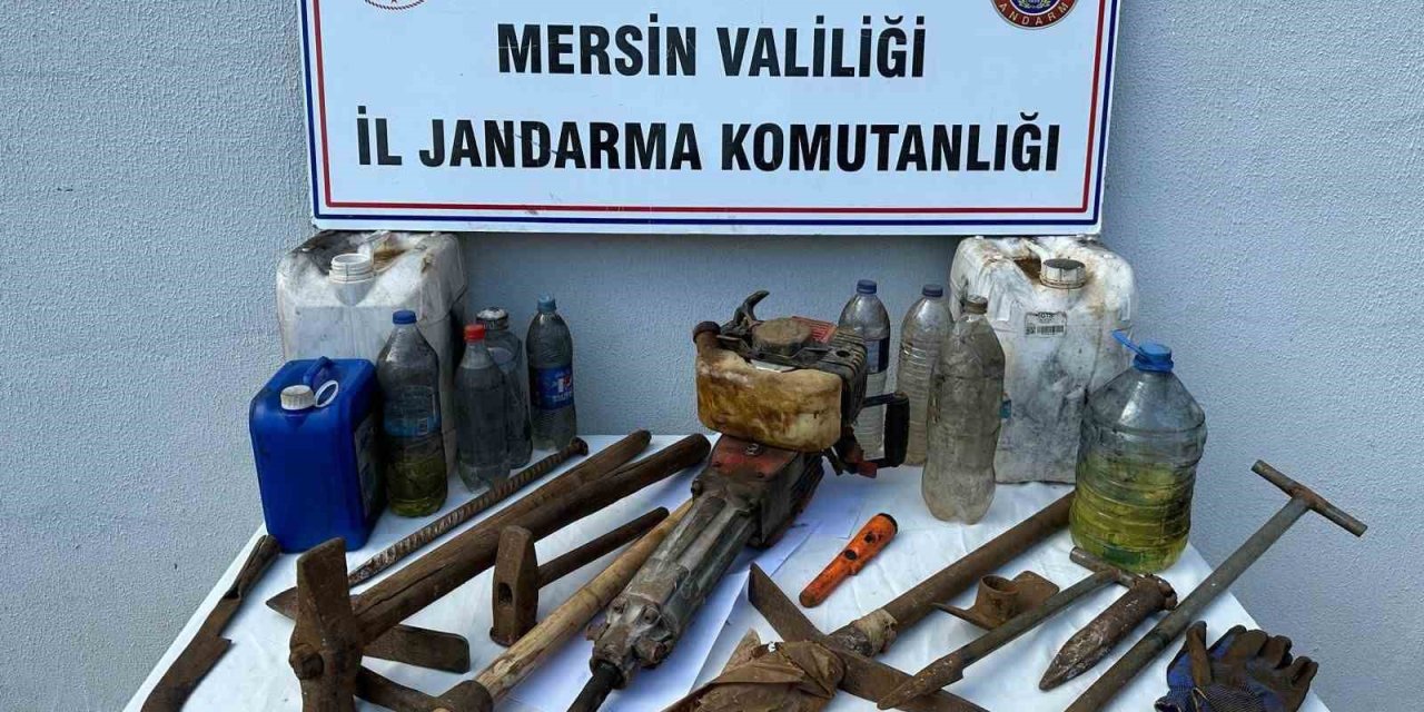 Mersin’de Kaçak Kazı Yapan Şahıs Yakalandı