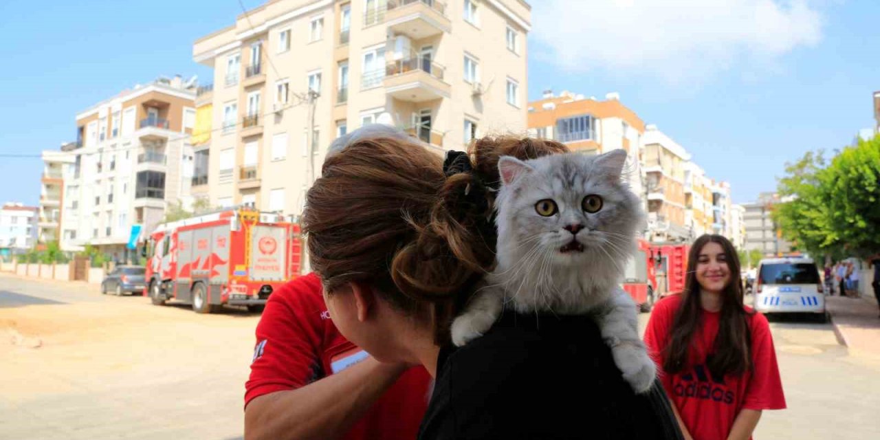 Elektrik Tesisatından Gelen Sesle Binayı Boşalttı, Kısa Süre Sonra Binayı Dumanlar Kapladı