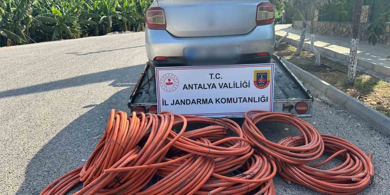 Antalya’da Enerji Nakil Kablosu Hırsızlığı: 2 Kişi Yakalandı