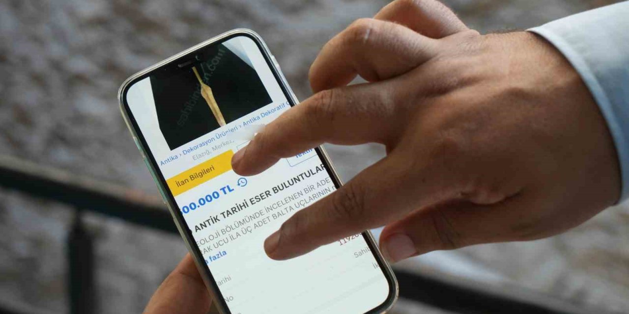 Tarihi Eserleri İnternette Satışa Çıkardılar