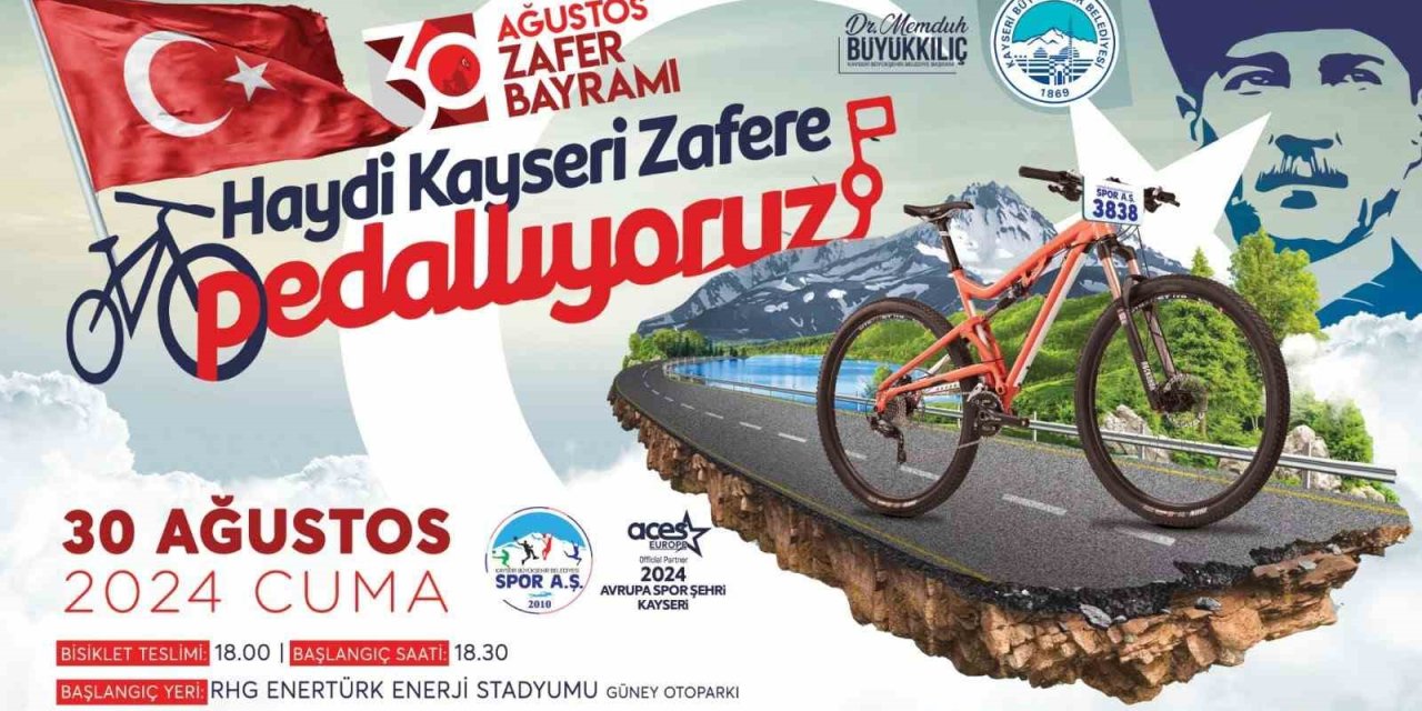 Büyükşehir’den 30 Ağustos Zafer Bayramı’nda Bisiklet Turu Etkinliği