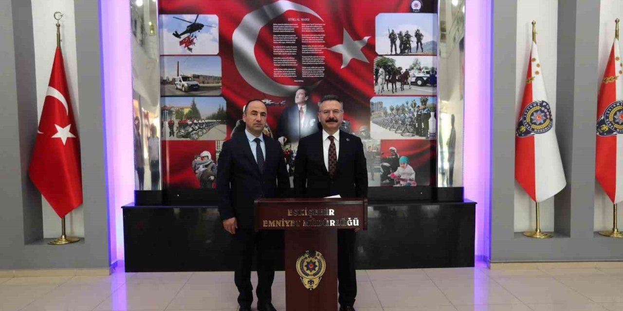 Vali Aksoy İl Emniyet Müdürü Yılmaz’ı Ziyaret Etti