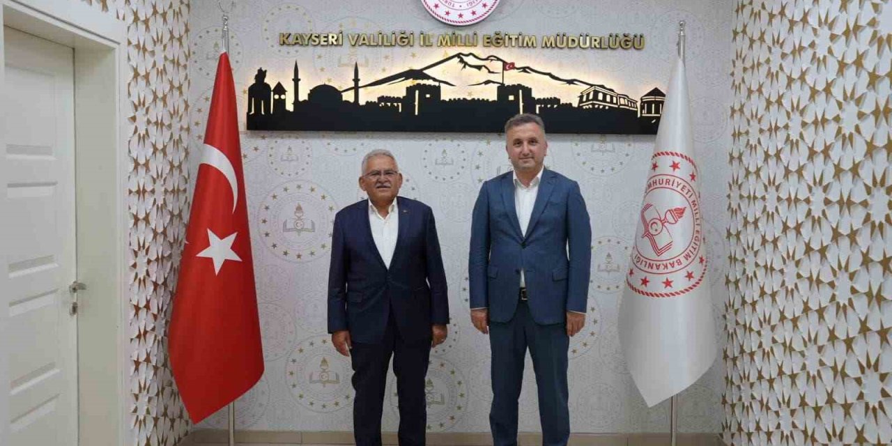 Başkan Büyükkılıç’tan Yeni İl Milli Eğitim Müdürü Esen’e Ziyaret