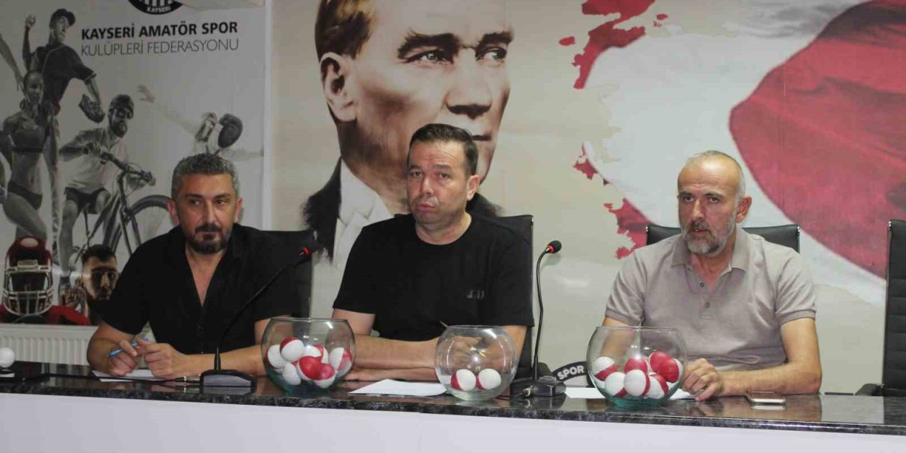 Kayseri 1. Amatör Küme Fikstürü Çekildi