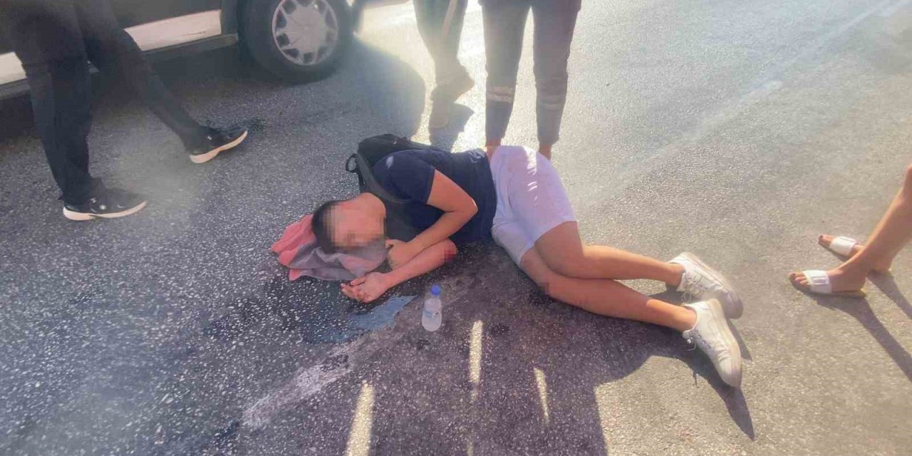 Motosiklet Sürücüsü Ölümden Kıl Payı Kurtuldu