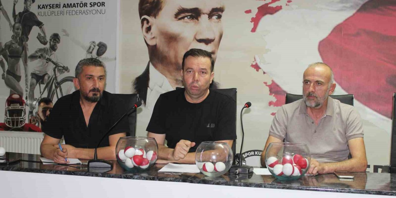 Kayseri Süper Amatör Küme’de Fikstür Heyecanı