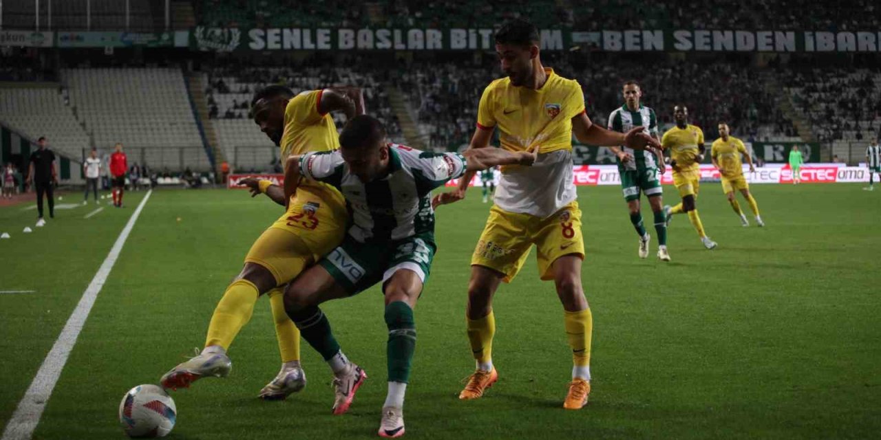 Trendyol Süper Lig: Konyaspor: 0 - Kayserispor: 0 (ilk Yarı)