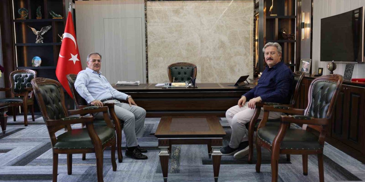 Palancıoğlu’ndan Başkan Özdoğan’a ’hayırlı Olsun’ Ziyareti