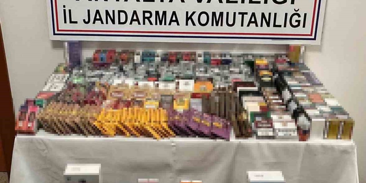 Manavgat’ta Kaçak Tütün Ve Sigara Operasyonu