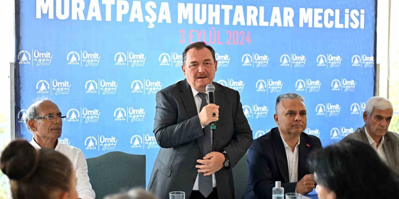 Muratpaşa’da Muhtarlar Meclisi Toplandı