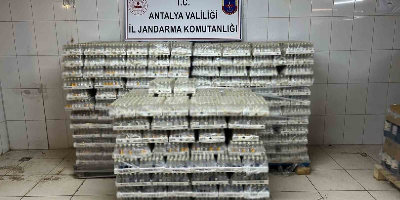 Manavgat’ta Kaçak İçki Operasyonu: Bin 70 Litre Ele Geçirildi