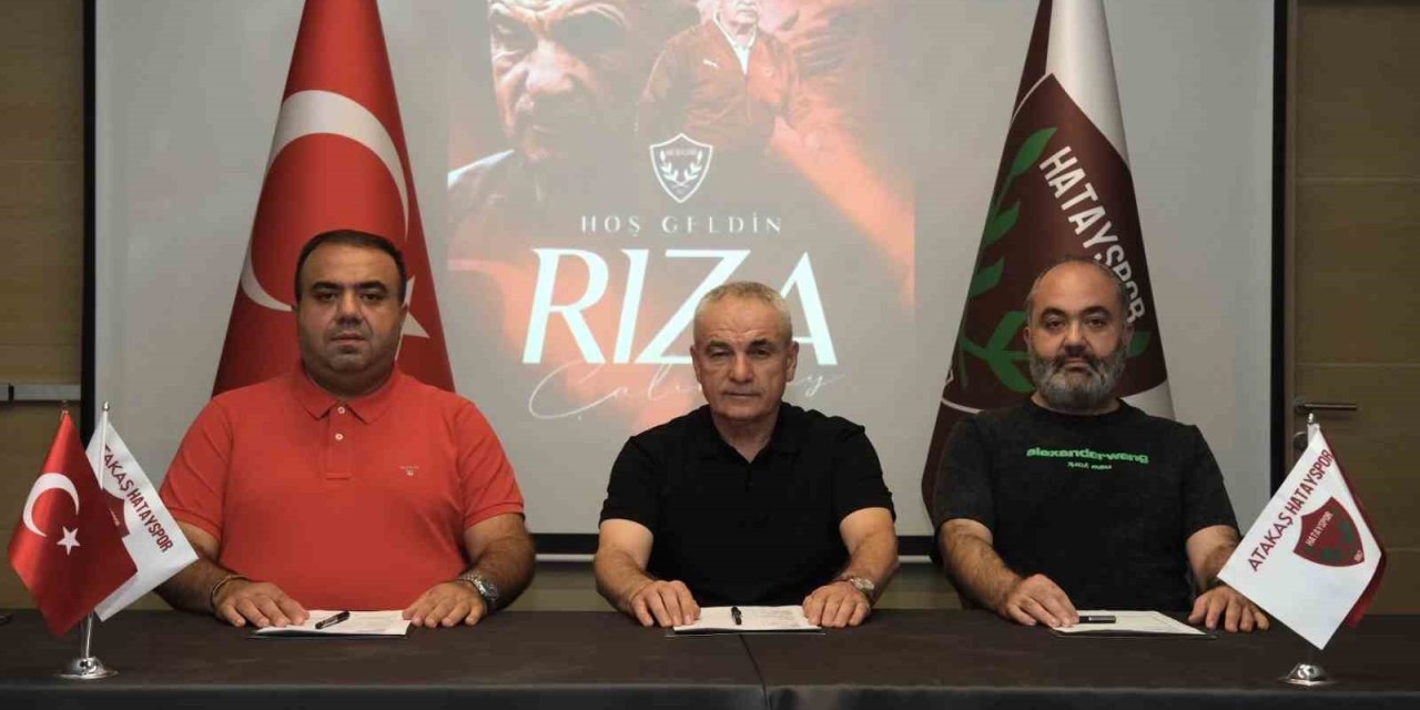 Hatayspor, Rıza Çalımbay İle Sözleşme İmzaladı