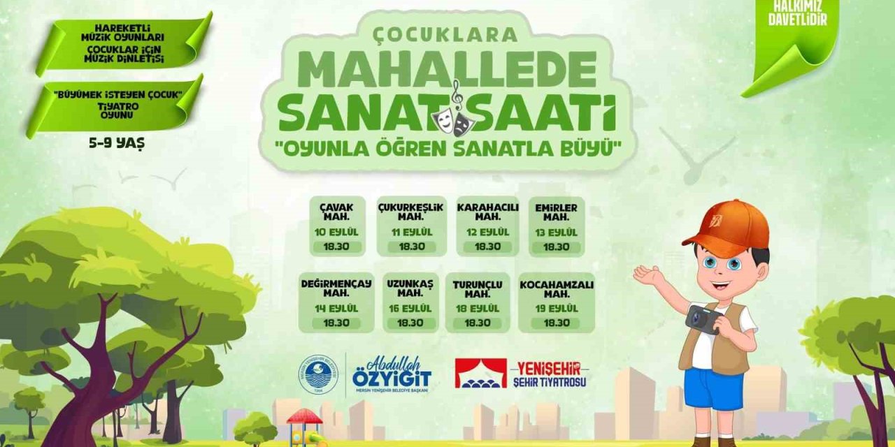 Yenişehir’de Çocuklar İçin Etkinlik Düzenleniyor