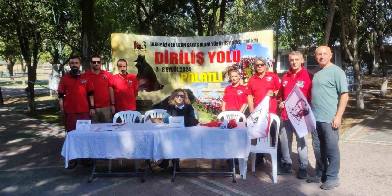 Dak Ekibi Diriliş Yolu Yürüyüşü’ne Katıldı