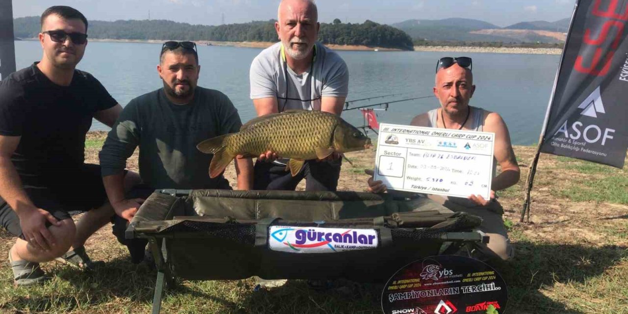 İnternational Ömerli Carp Cup Yarışması’nda 3’üncülük Eskişehir’in
