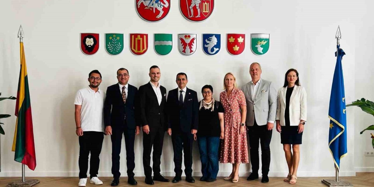 Alanya Belediyesi Litvanya’daki Kardeş Şehirleriyle Temaslarda Bulundu