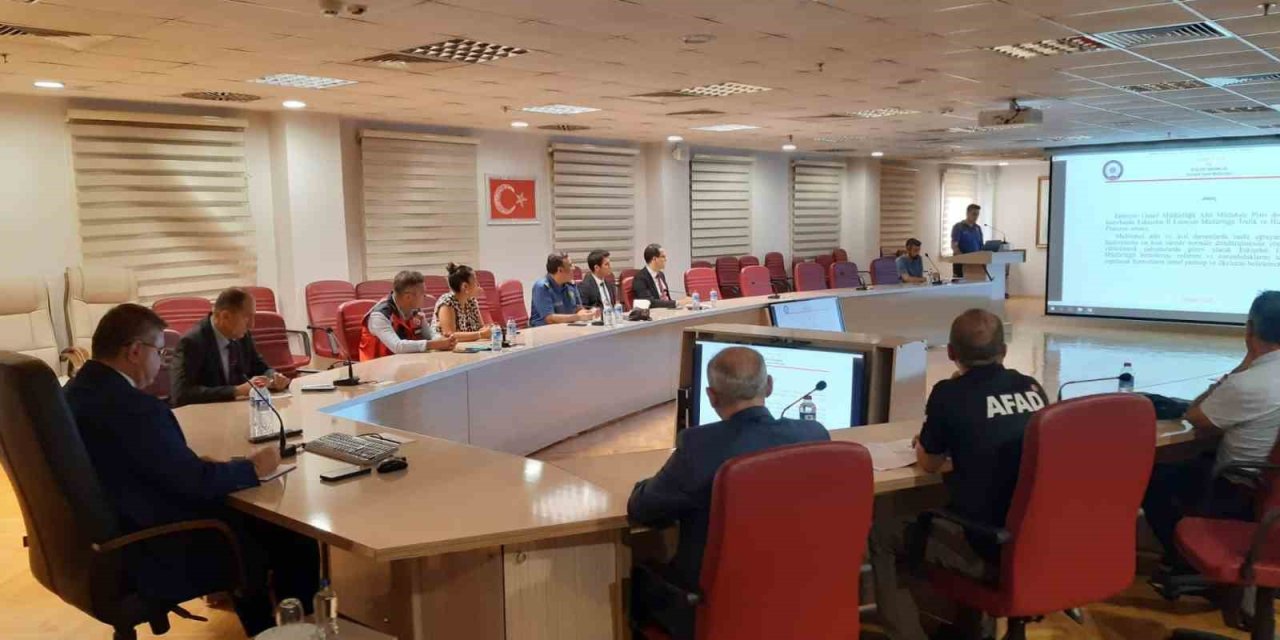 Eskişehir Afet Müdahale Planı Çerçevesinde Yapılan Toplantılar Sürüyor