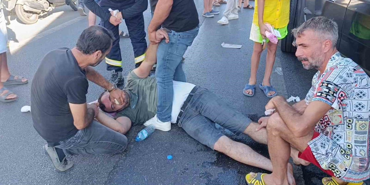 Krize Giren Tır Sürücüsünün Kaza Yapma Anı Güvenlik Kamerasında