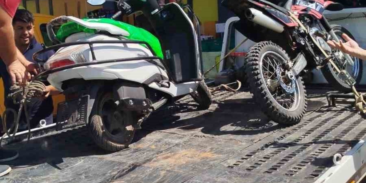 Ehliyetsiz, Kasksız Ve Plakasız Motosiklet Sürücüsün 12 Bin 690 Tl Para Cezası Uygulandı