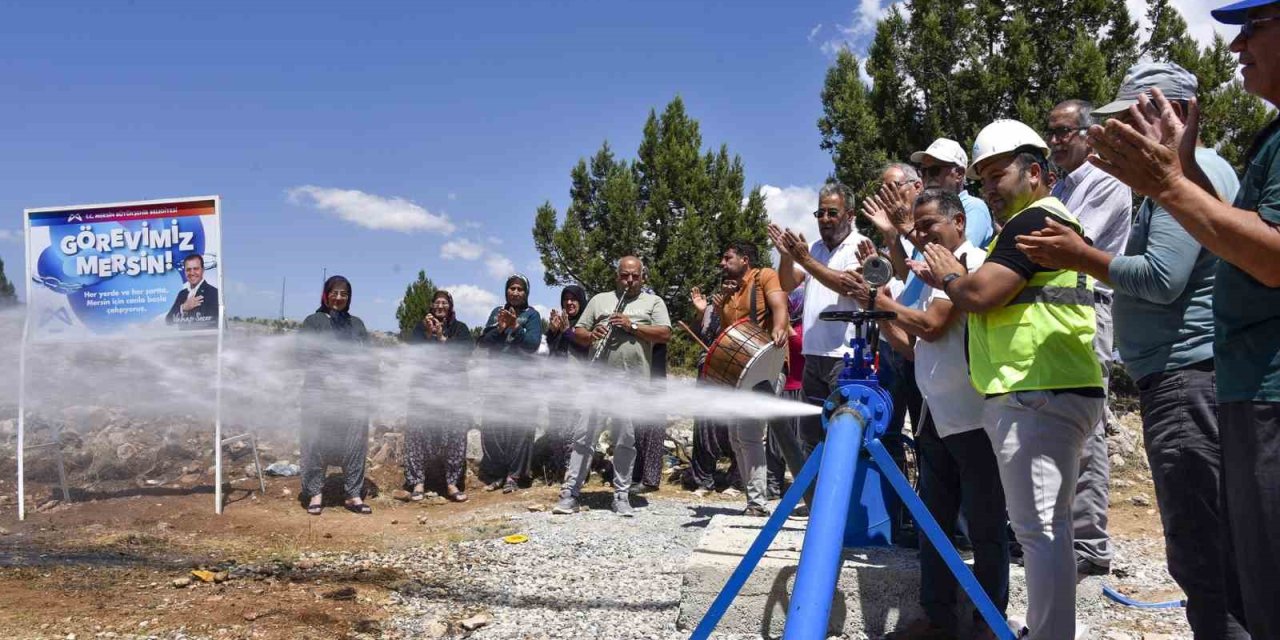 Köylüler Su Sevincini Davul Zurna İle Kutladı