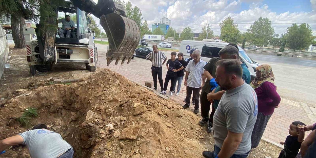 Kabri Mezarlığın Dışında Kalmış, Hikayesi Yürekleri Burkmuştu, Annesinin Yanına Defnedildi