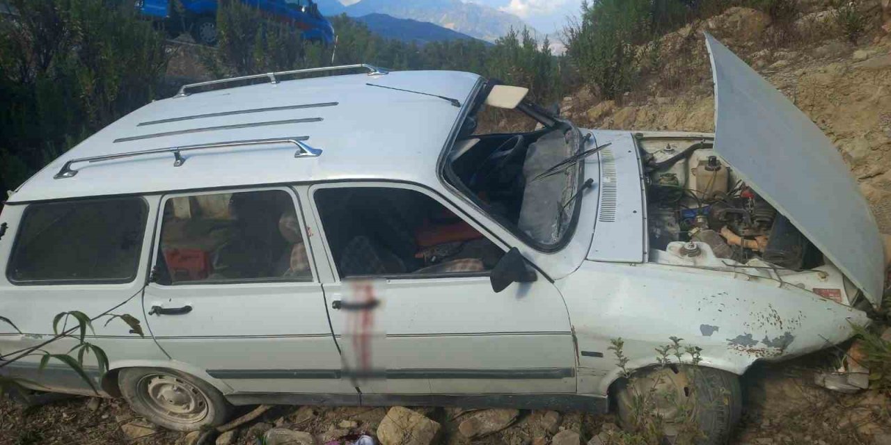 Şarampole Yuvarlanıp Kazada Öldüğü Zannedilen Sürücünün Mermiyle Vurulduğu Ortaya Çıktı