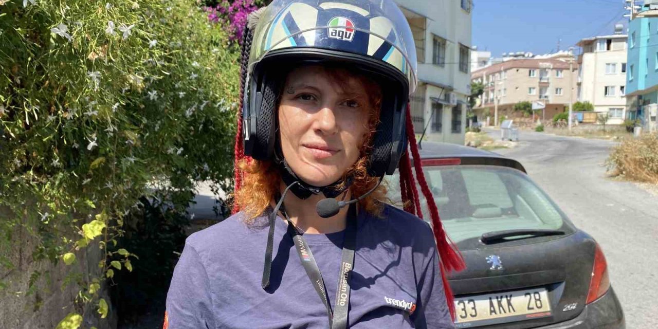 Kadın Kuryenin Zorlu Mesaisi