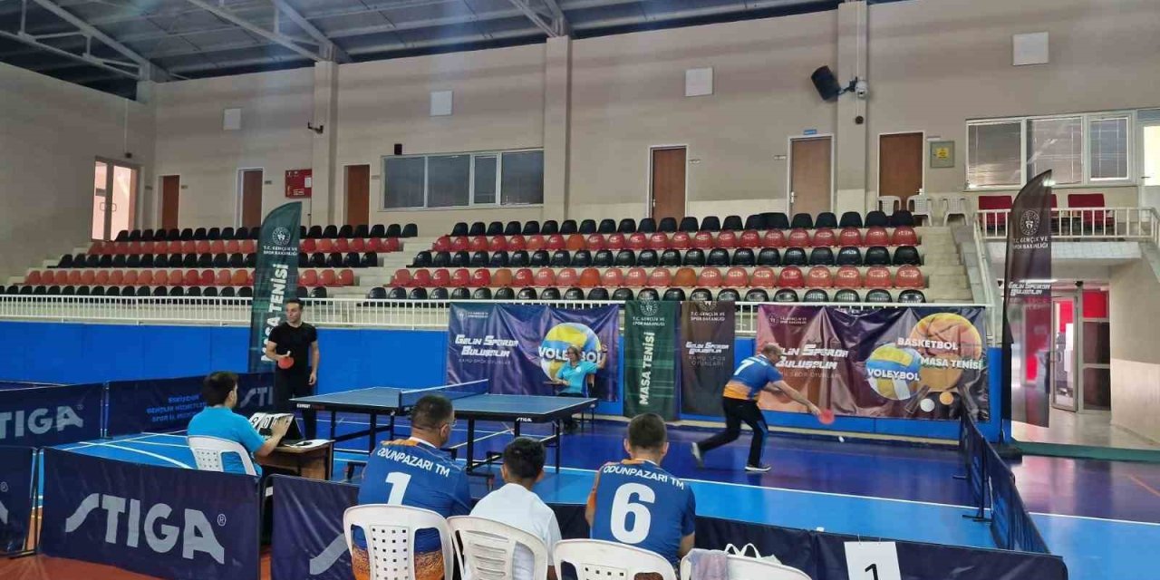Kamu Spor Oyunları Masa Tenisi Turnuvası’nın 1’ncisi Belli Oldu