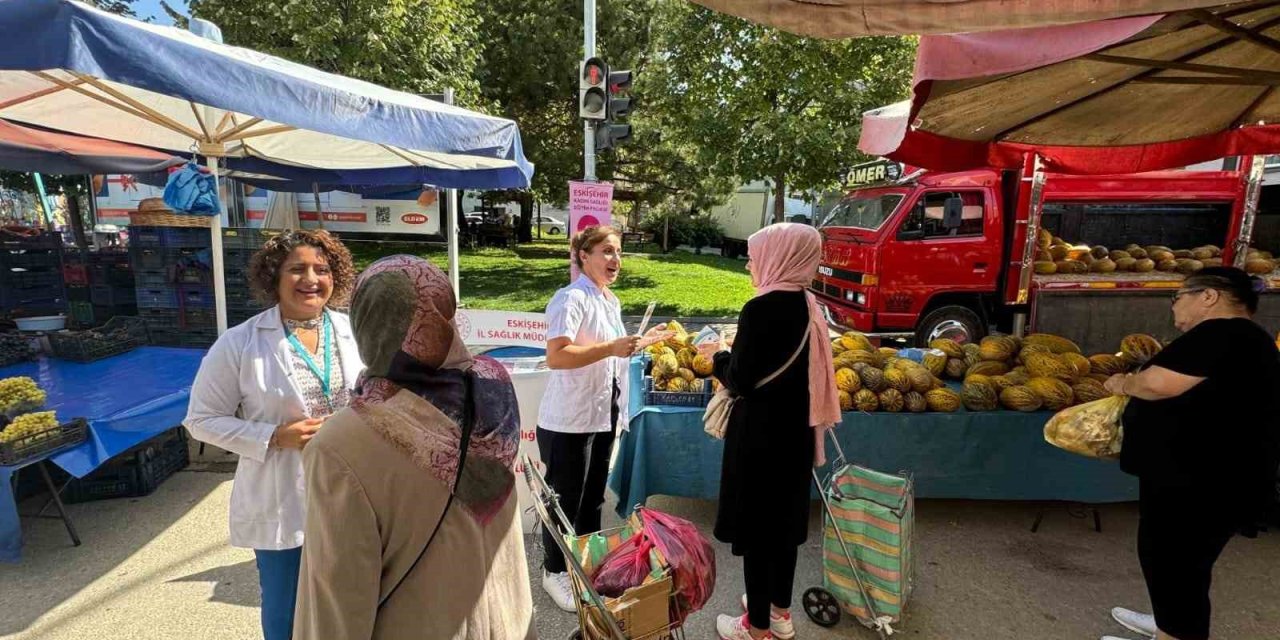 Semt Pazarında Sağlıklı Hayat Merkezleri Tanıtıldı