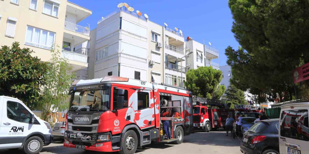 Klimadan Çıkan Yangın Panik Yaşattı