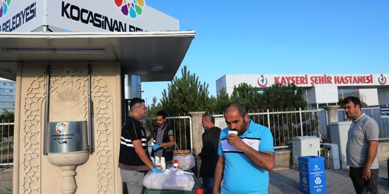 Kocasinan, İkram Çeşmesiyle Kayserililerin Gönüllerini Fethediyor