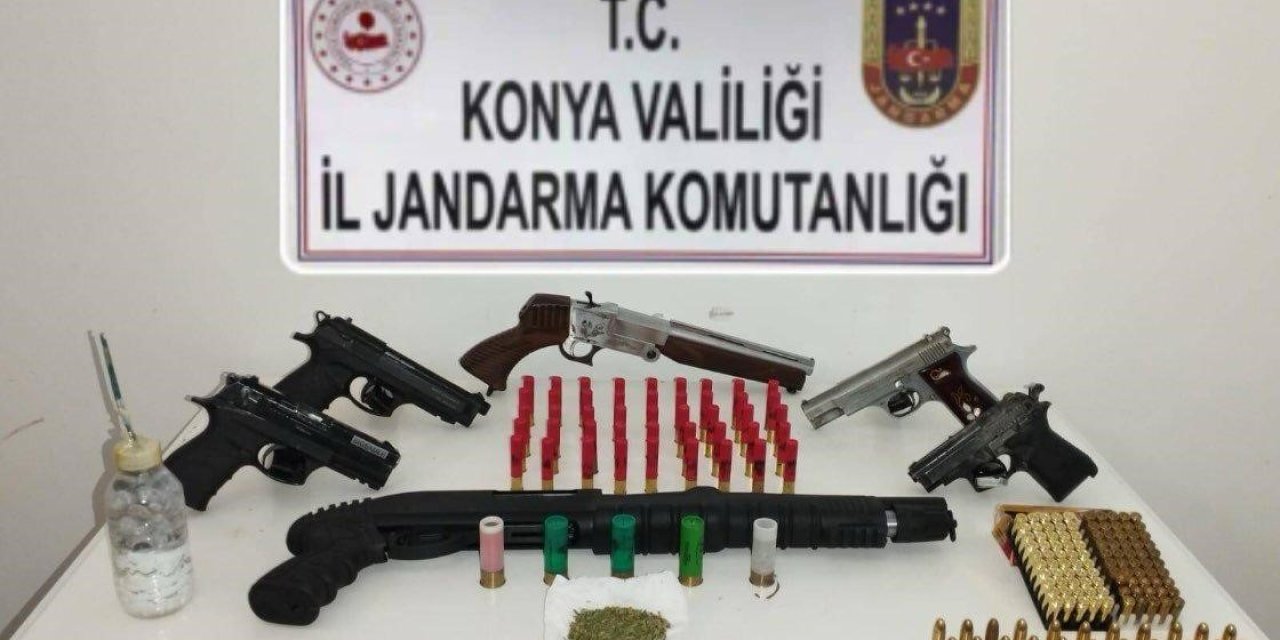Konya’da Silah Kaçakçılarına Operasyon: 1 Gözaltı