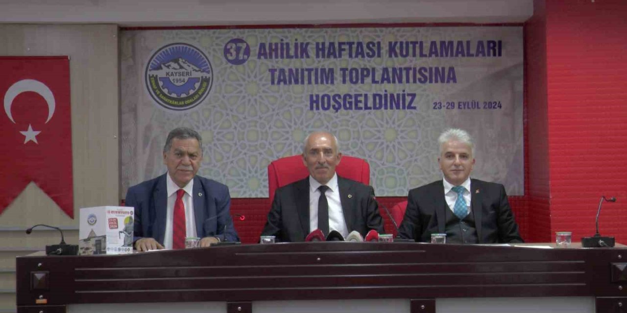 Kayseri’de Ahilik Haftası Coşkuyla Kutlanacak