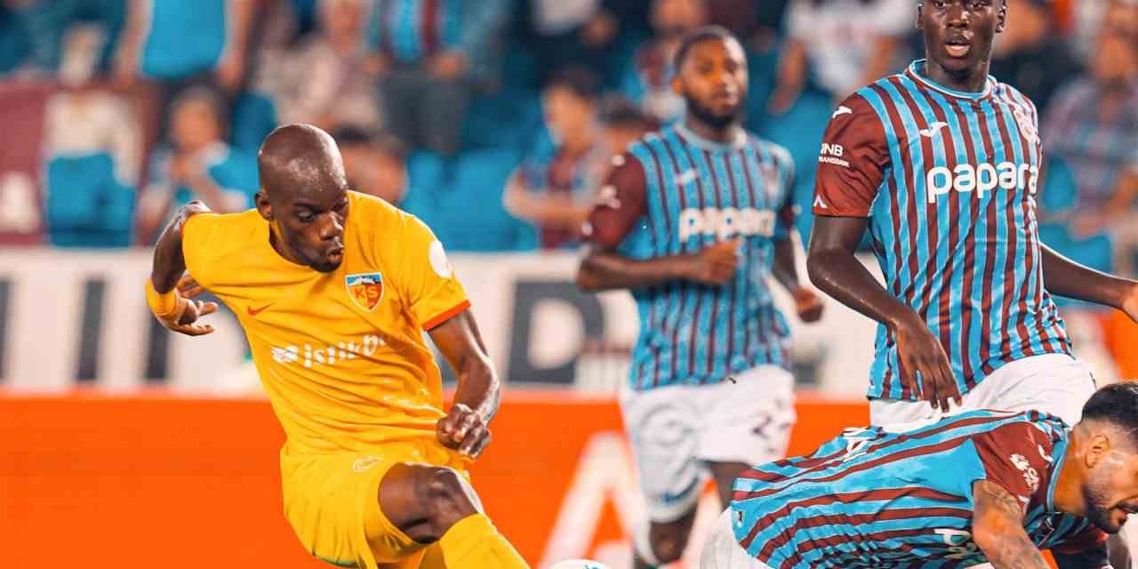 Kayserispor Trabzonspor İle Berabere Kaldı