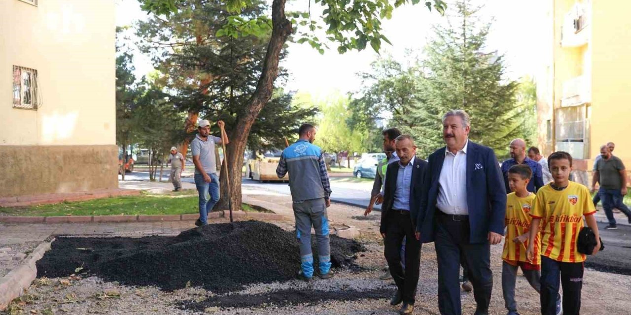 Melikgazi Belediyesi’nden 19 Mayıs’ta Kapsamlı Asfalt Çalışması
