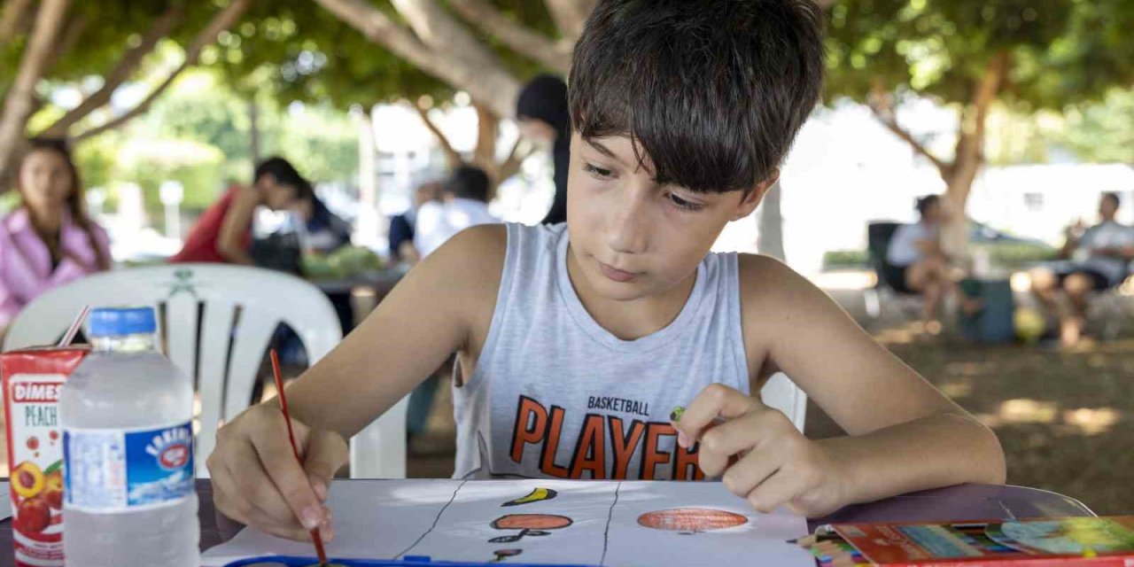Çocuklar Mersin’i Resmettiler