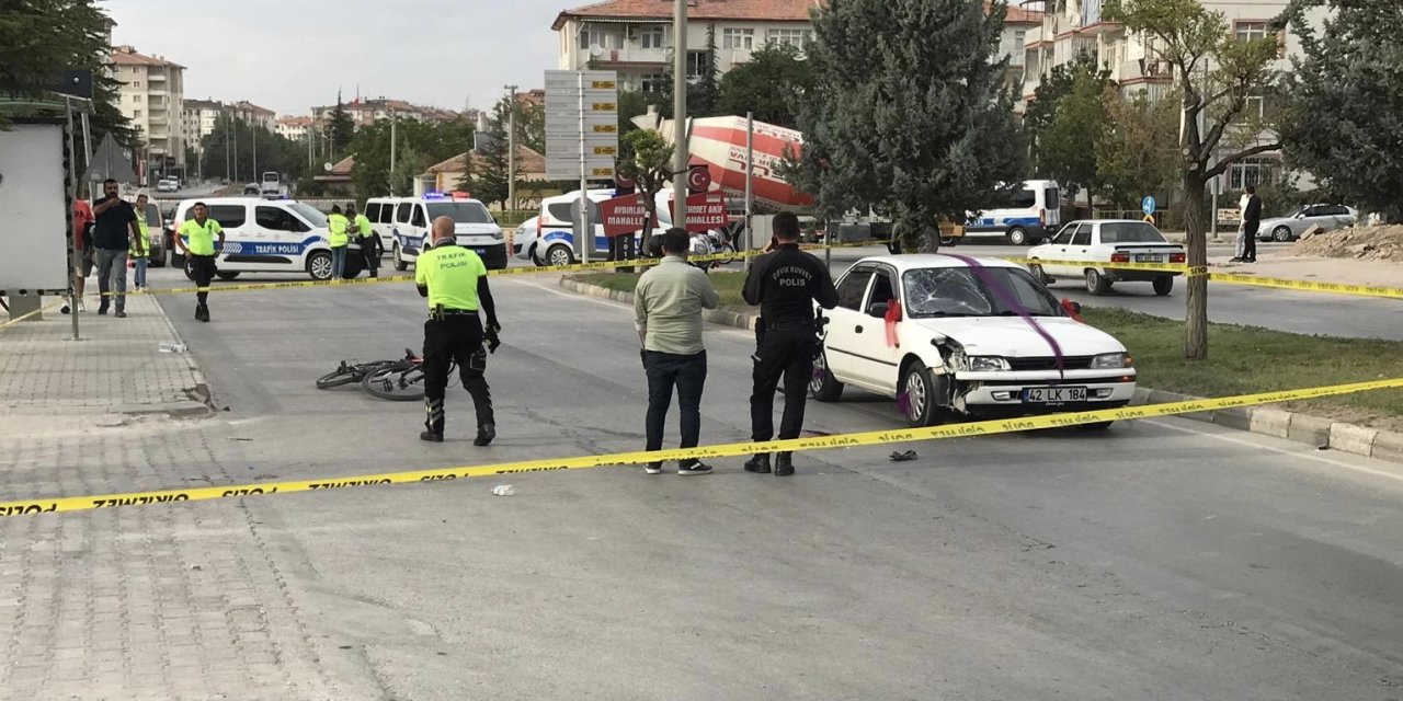 Otomobilin Çarptığı Bisikletli Çocuk Yaralandı