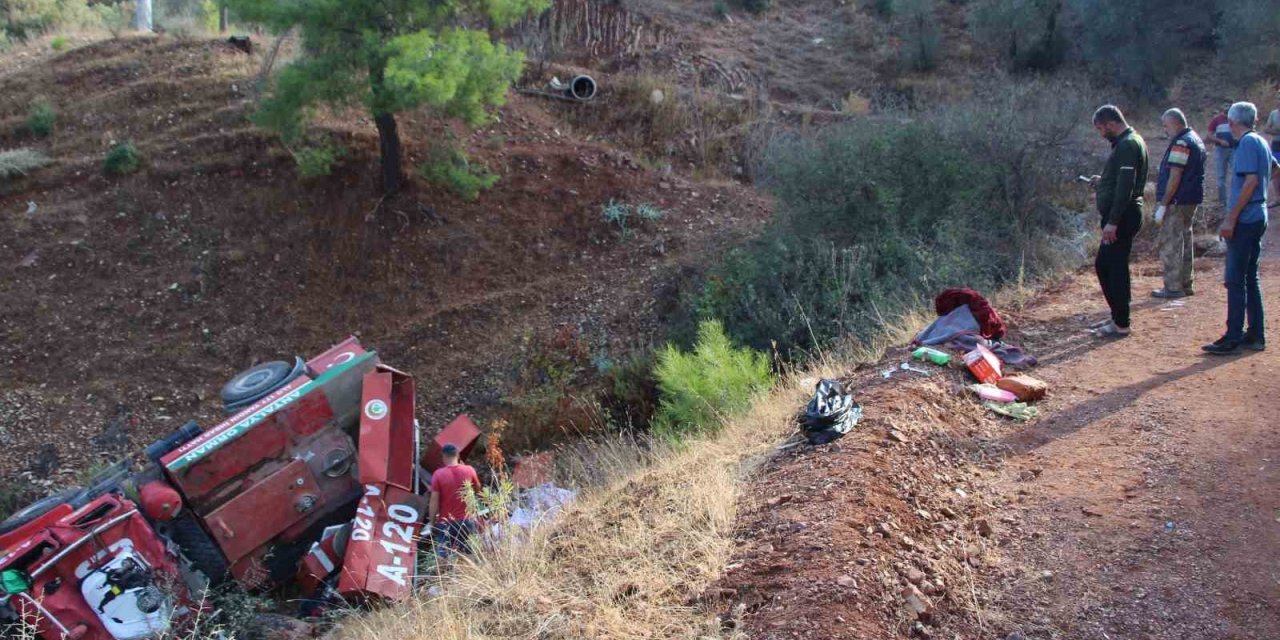 Antalya’da Arazöz Devrildi, 3 Orman İşçisi Yaralandı