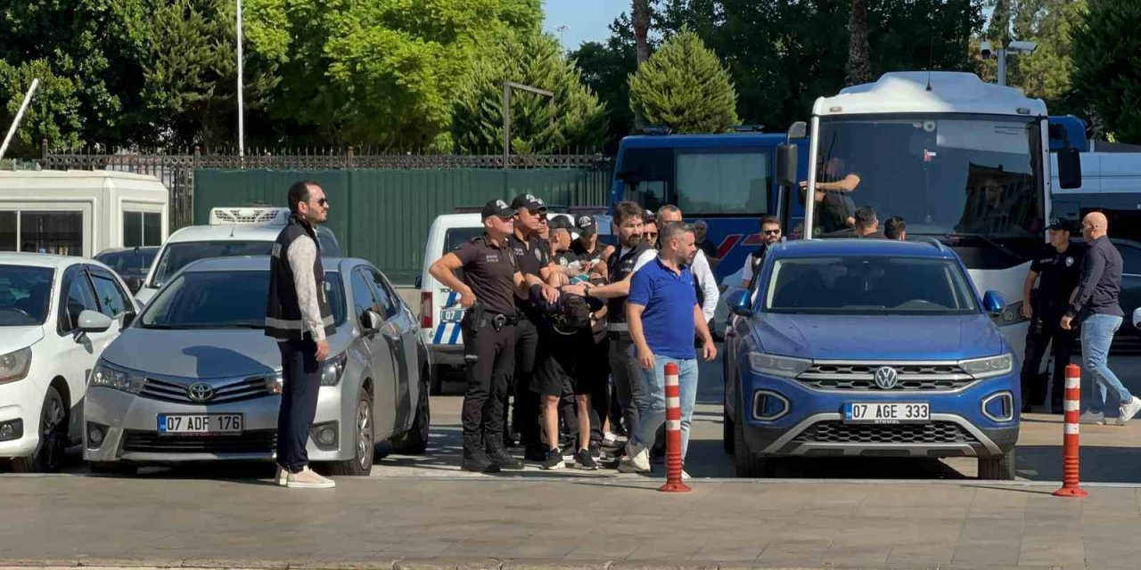 Antalya’da "kuyu-27" Operasyonunun 25 Şüphelisi Adliyede