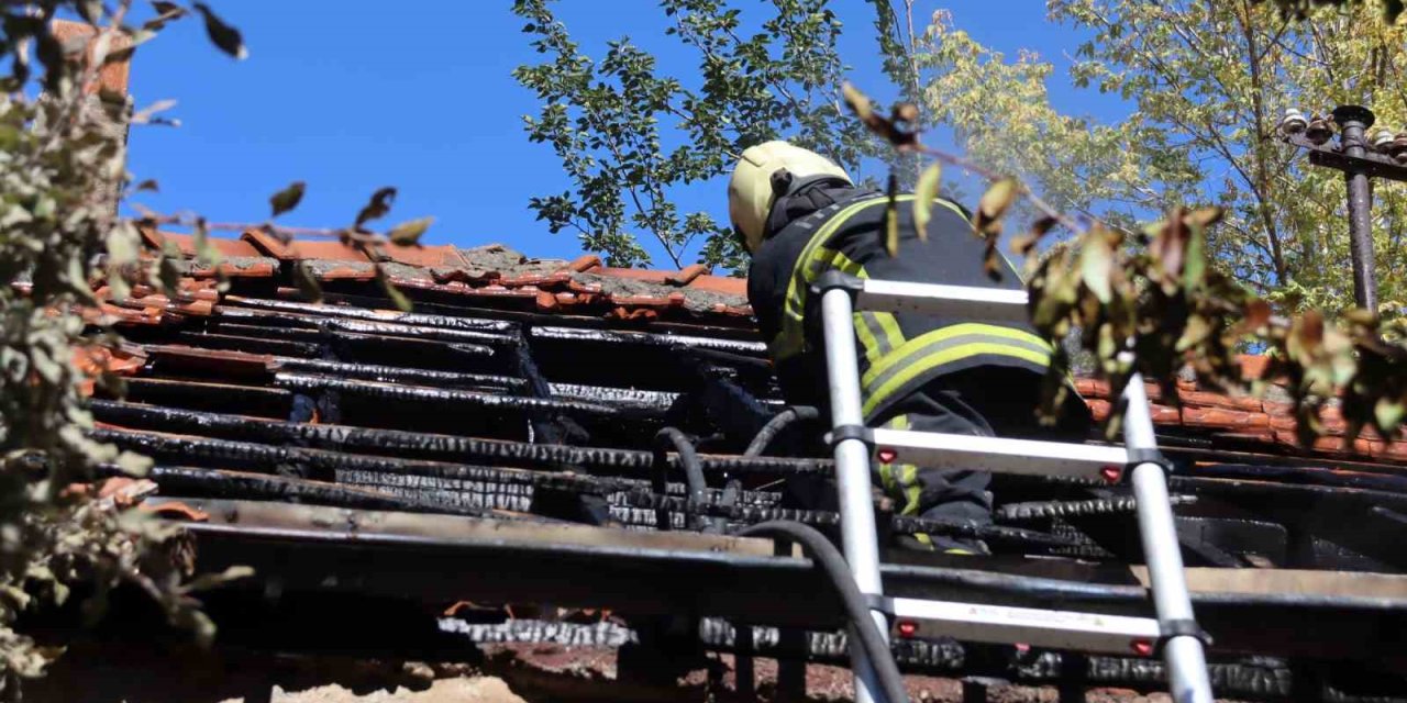 Kayseri’de Müstakil Evde Yangın